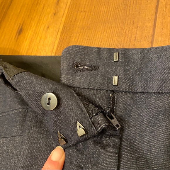 EXPRESS Mid rise Barely Boot Columnist 0R Navy - Picture 4 of 6